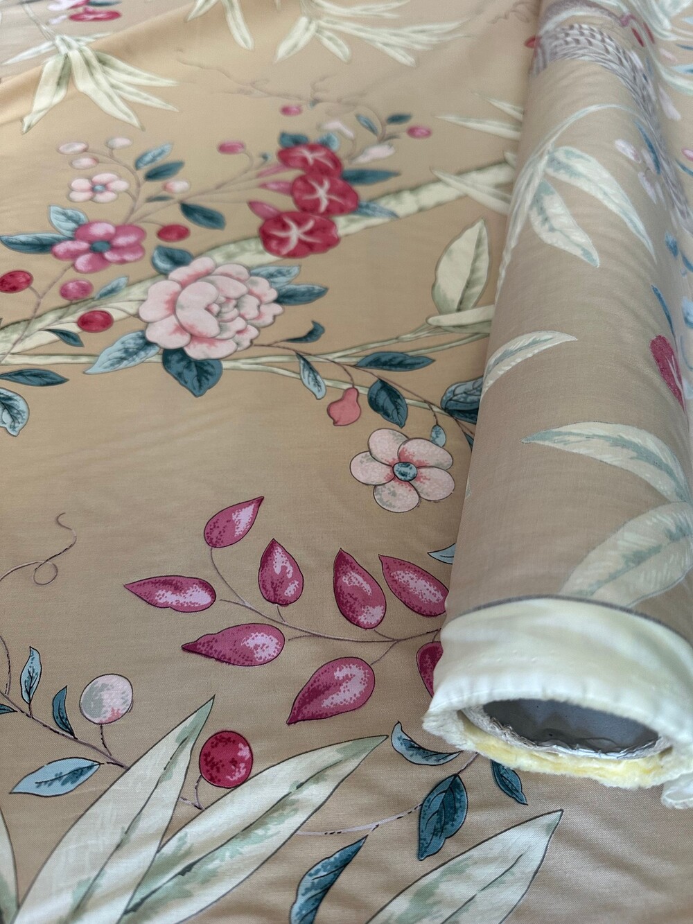 Brunschwig & Fils Voliere Chinoise Upholstery Drapery Cotton 10' x 54" Fabric